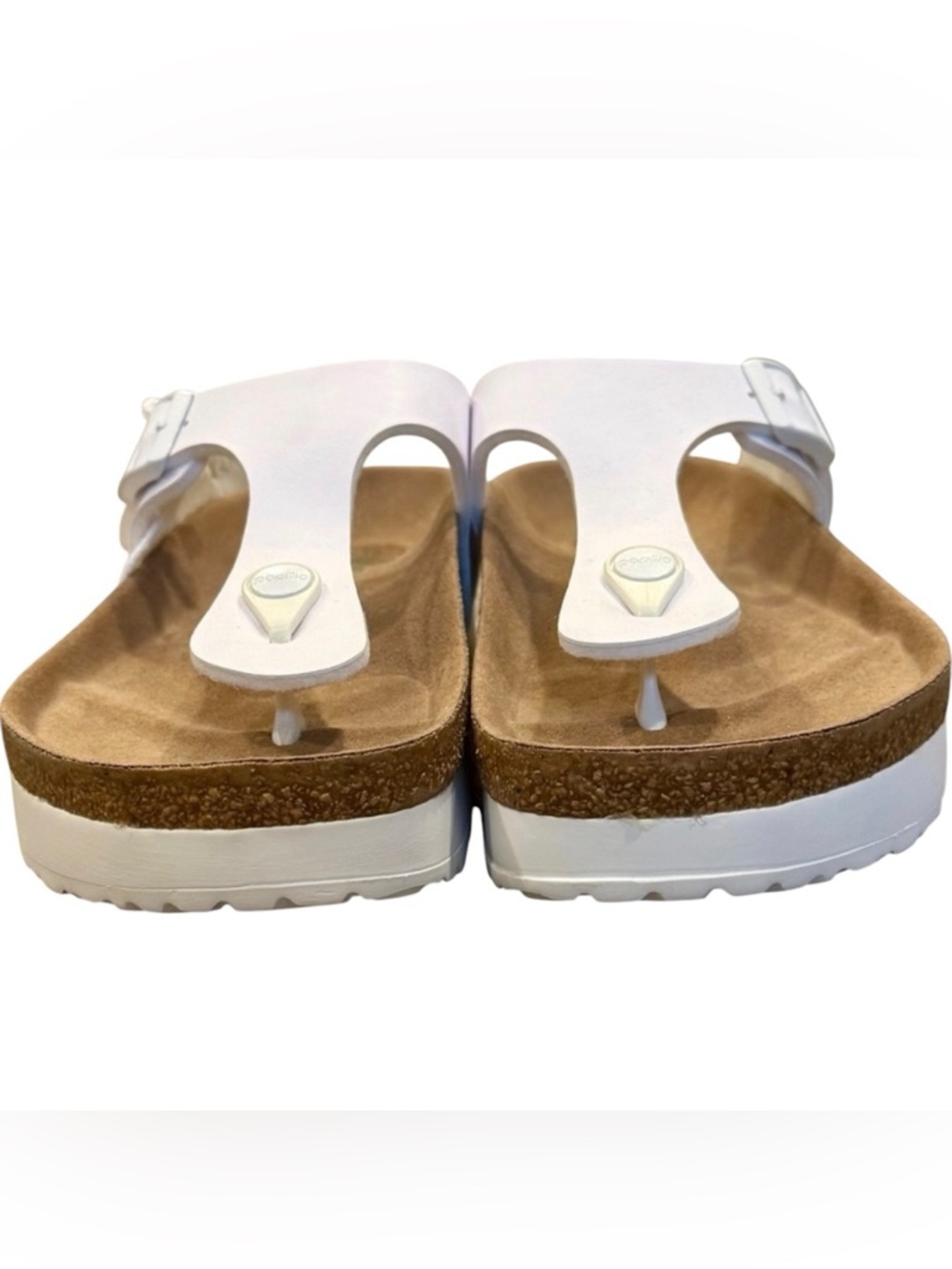 NEW Birkenstock Papillo Women’s Gizeh Pap Flex Platform Sandals Size 6- 6.5 - Picture 13 of 15